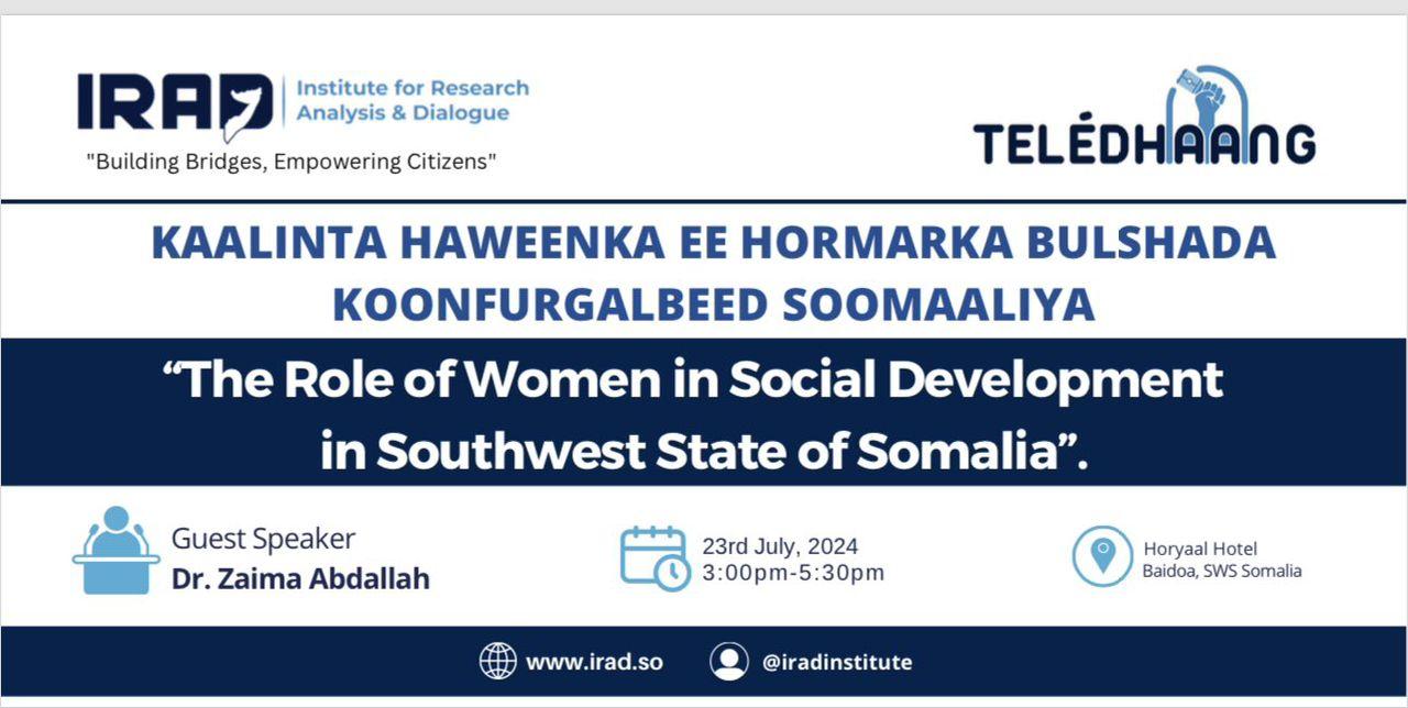 Forum Report on The Role of Women in Social Development in Southwest State of Somalia